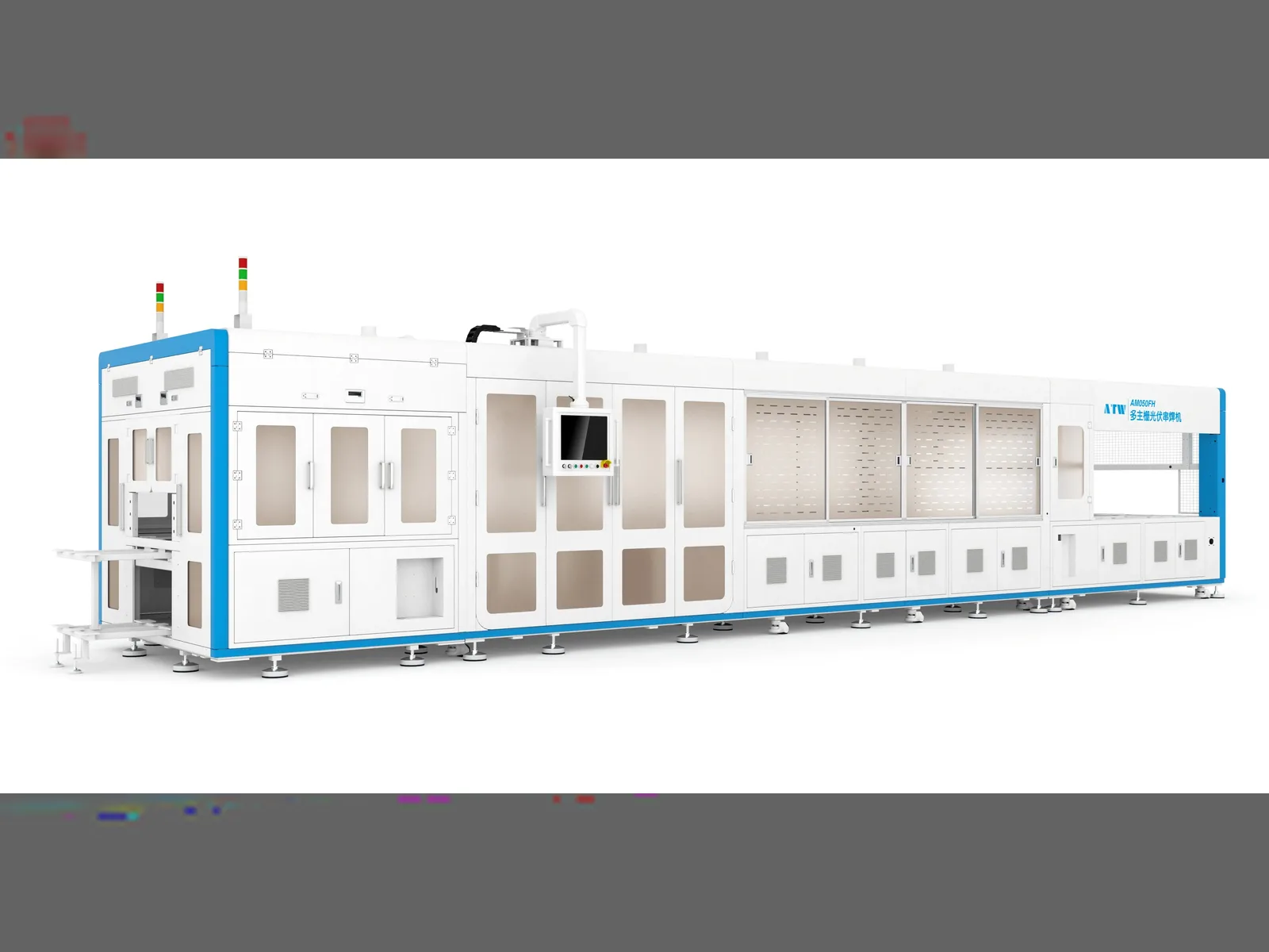 AM050FH MBB PV Cell Soldering Stringer - Fully Automatic Solar Cell Tabber Stringer Machine | Ooitech