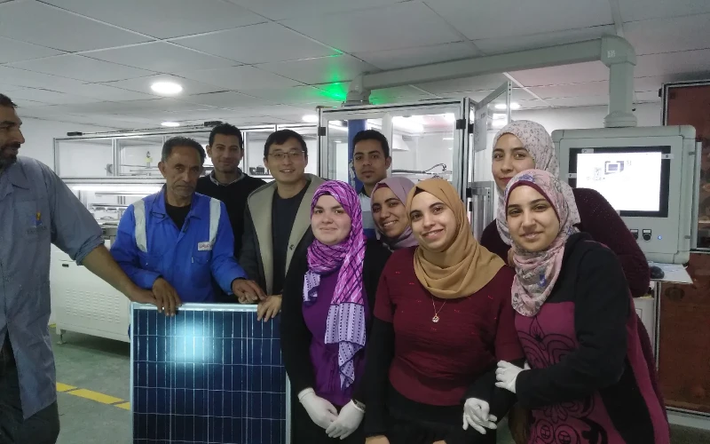 Egypt First Full Automatic Solar Panel Production Line from China - Ooitech Success Story