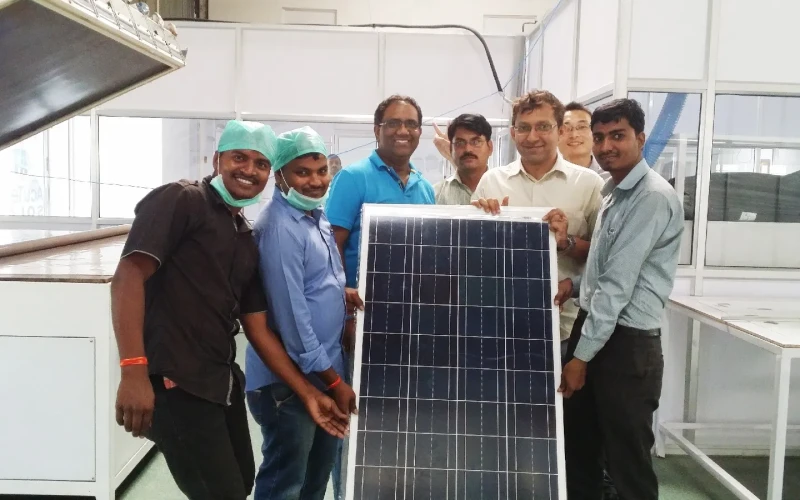 Acutech Solar 5MW Semi-Automatic Solar Panel Production Line Project in Pune, India