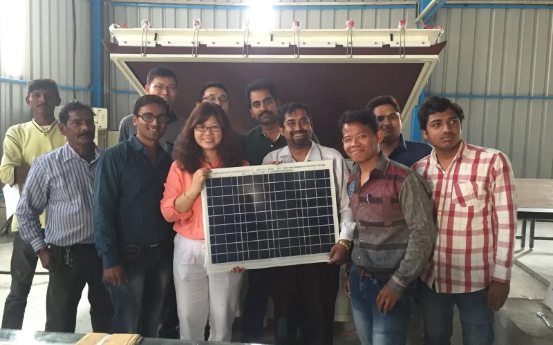 Gujarat Solar Panel Factory: 30MW Production Line Commissioned in 2015