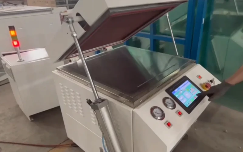 Ooitech OCY-H600D Semi-Automatic Solar Panel Laminator Delivered to Korean Research Institute