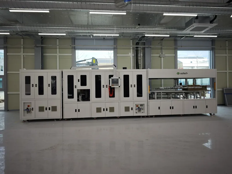 OSLB-1300 Back Contact Cell Welding Machine | BC Solar Cell Stringer for IBC ABC HPBC Panel Production
