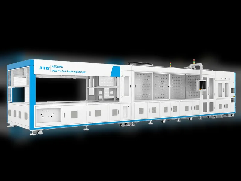 AM050FH MBB PV Cell Soldering Stringer - Fully Automatic Solar Cell Tabber Stringer Machine | Ooitech