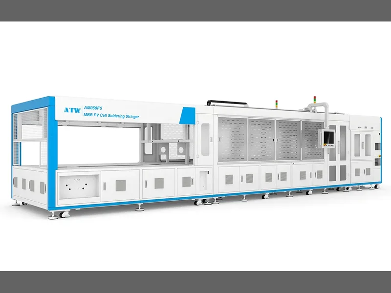 AM050FH MBB PV Cell Soldering Stringer - Fully Automatic Solar Cell Tabber Stringer Machine | Ooitech