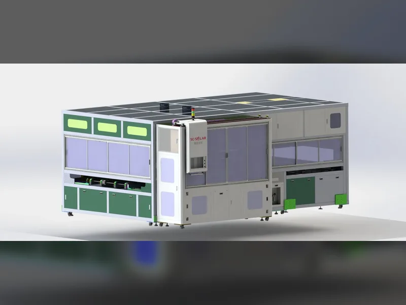 Automatic Layout & Bussing Integrated Machine ALU-HBL | Solar Panel Production Equipment | Ooitech
