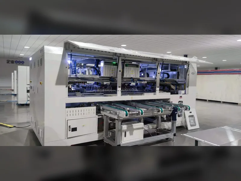 Automatic Bussing Machine DH200-Y | Solar Panel Busbar Soldering Equipment | Ooitech