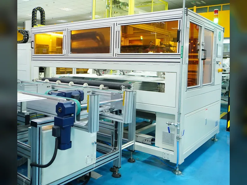 Automatic Tape Sticking Machine for Solar Panel Production Line | Ooitech