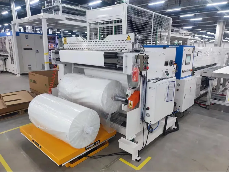 GC-1500 EVA/TPT Online Cutting & Laying Machine | Automatic Solar Panel EVA Backsheet Cutter - Ooitech