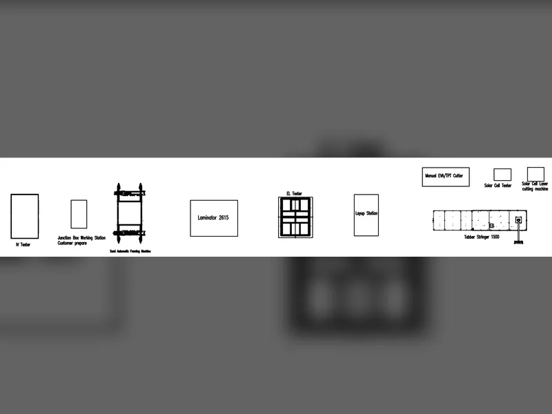 5MW Semi-Automatic Solar Panel Production Line