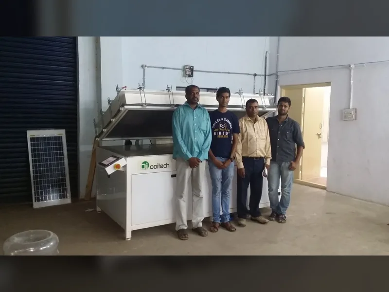SUNUSA ordena línea de producción de paneles solares semiautomática de 5MW a Ooitech en 2014