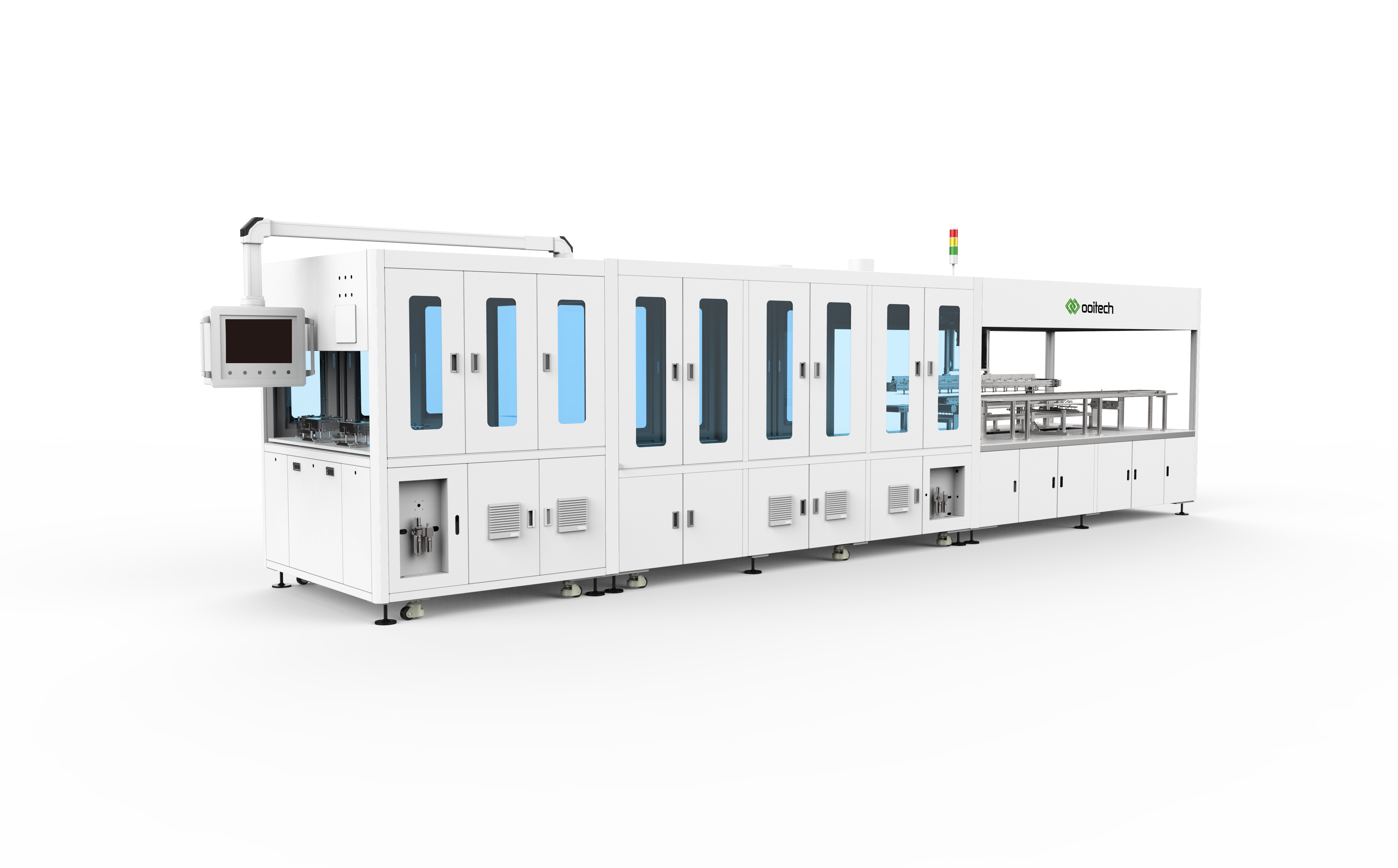 OSLB-1300 Back Contact Cell Welding Machine | BC Solar Cell Stringer for IBC ABC HPBC Panel Production