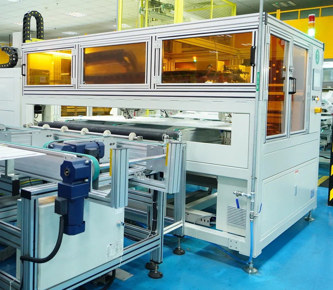 Automatic Tape Sticking Machine for Solar Panel Production Line | Ooitech
