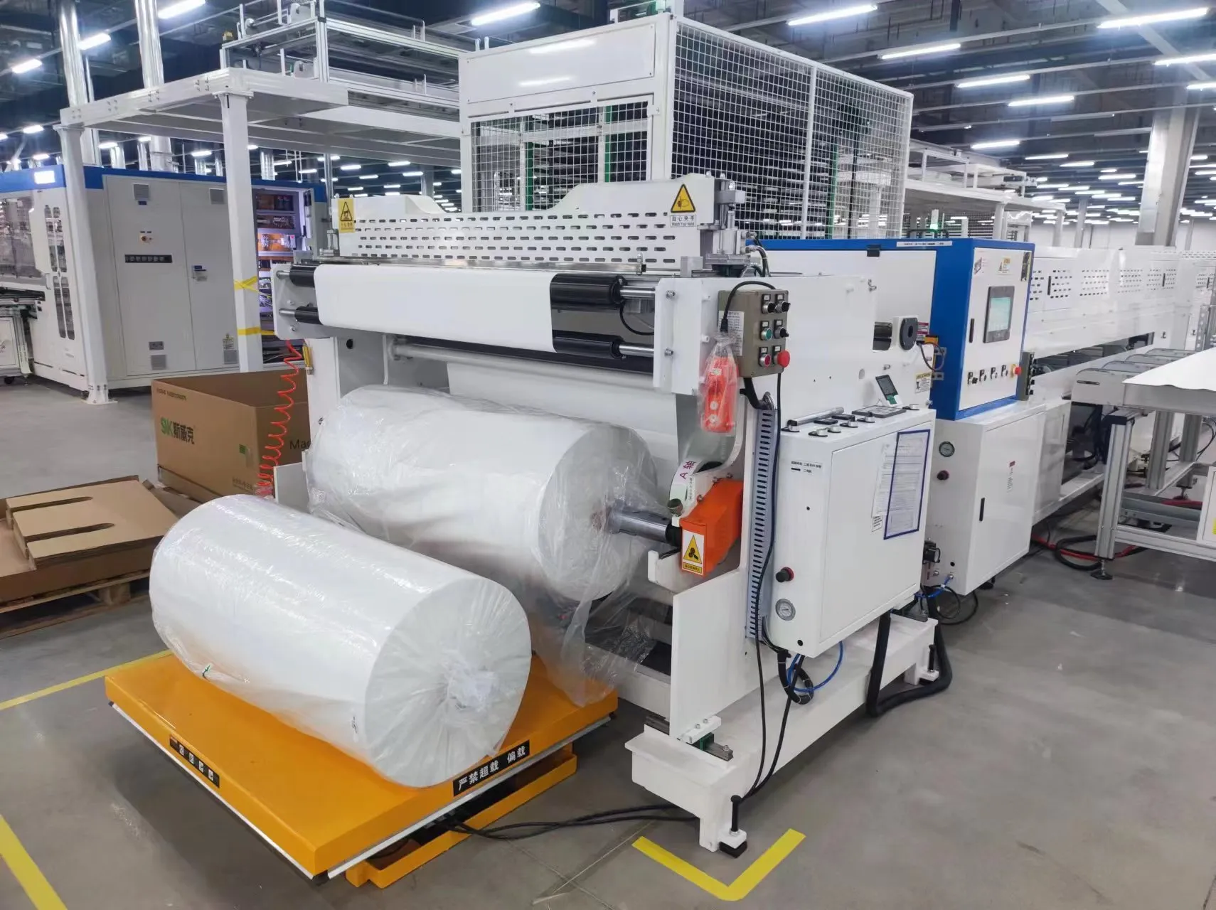 GC-1500 EVA/TPT Online Cutting & Laying Machine | Automatic Solar Panel EVA Backsheet Cutter - Ooitech