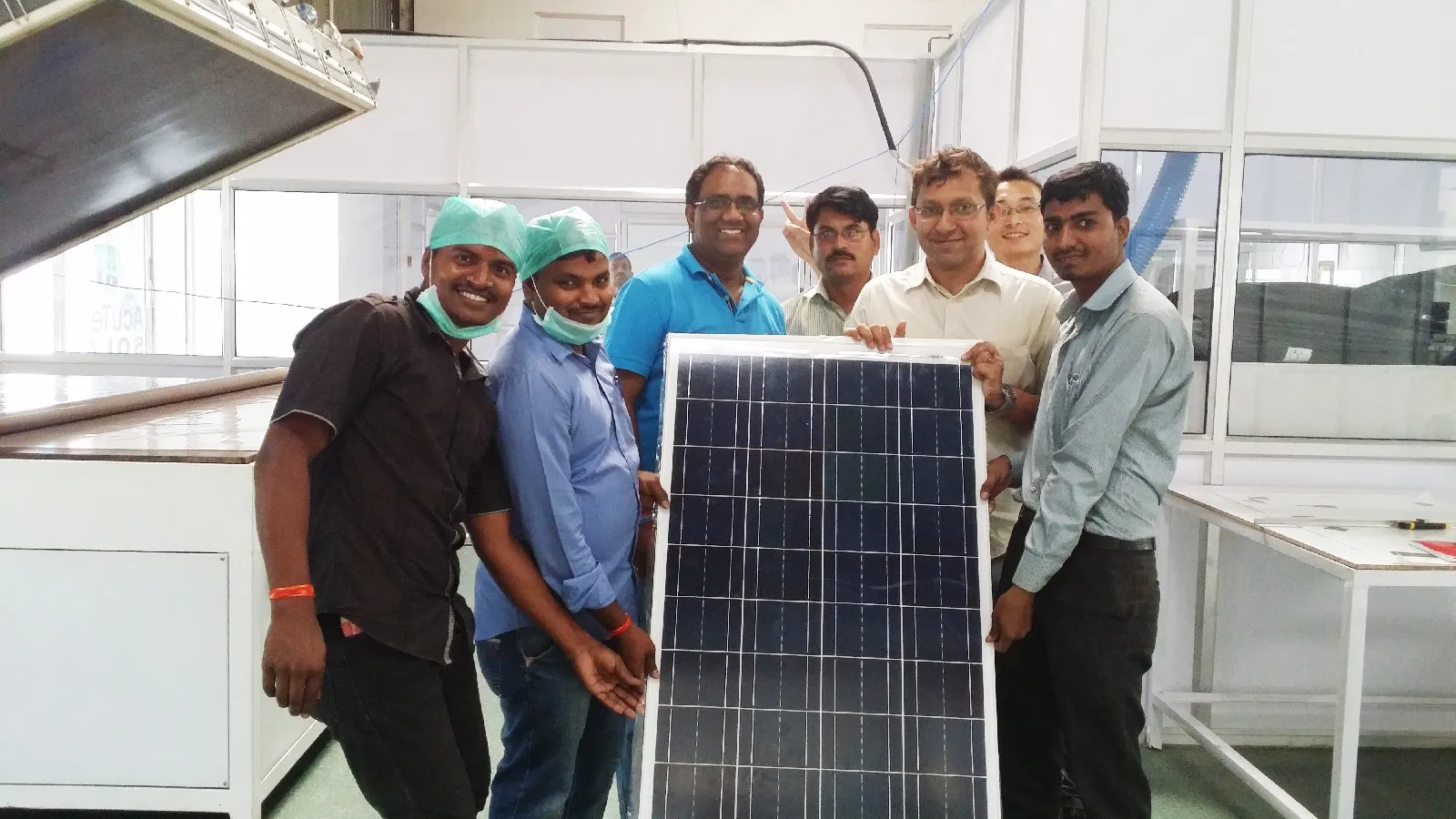 Acutech Solar 5MW Semi-Automatic Solar Panel Production Line Project in Pune, India
