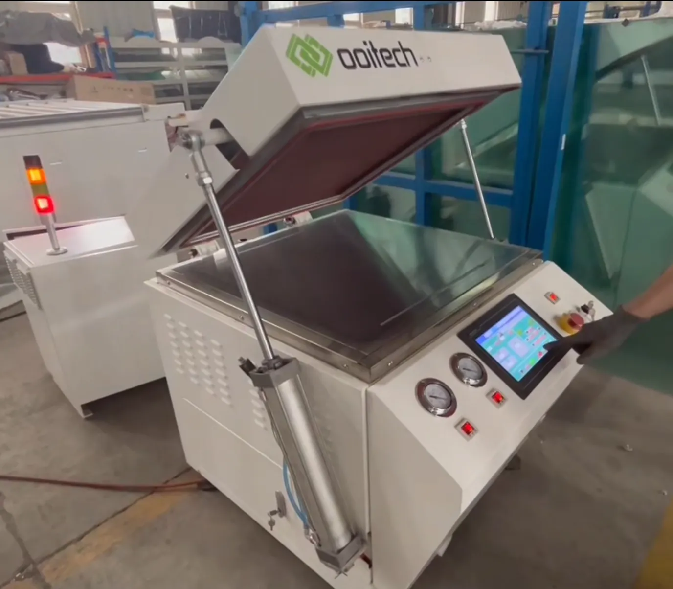 Ooitech OCY-H600D Semi-Automatic Solar Panel Laminator Delivered to Korean Research Institute