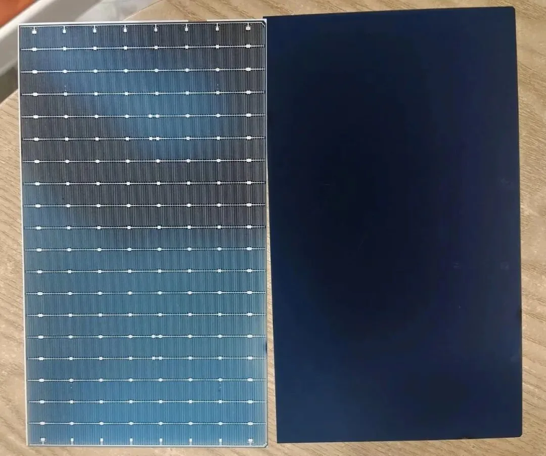 BC Solar Cells Explained: Structure, Differences, Manufacturing Process and String Soldering Principle BC cell rear-side real sample